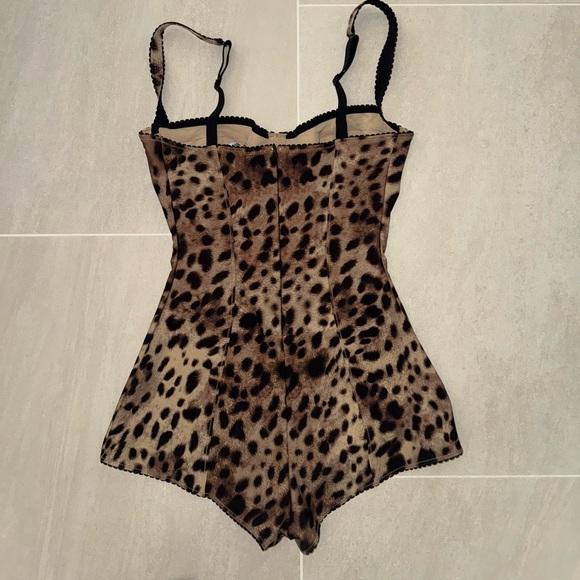 SOLD 🐆 NWT Dolce&Gabbana X Skims Body Bodysuit Size M 🐆 - Picture 8 of 9